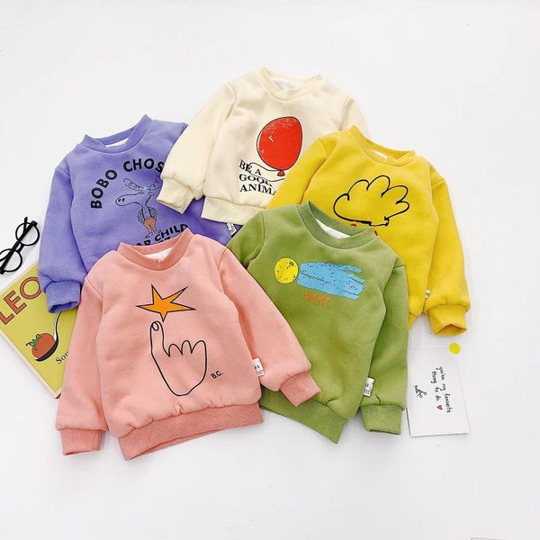 2019 winter new arrival baby girls boys sweatshirts long sleeve plus velvet thick pullover kids cotton clothes lz567, Black
2019 winter new arrival baby girls boys sweatshirts long sleeve plus velvet thick pullover kids cotton clothes lz567, Black