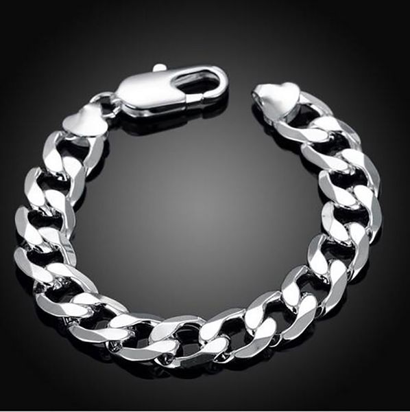 6-12mm charm chain 925 sterling silver bracelet women men elegant fine jewelry wedding party wholesale fashion trend gifts, Black
6-12mm charm chain 925 sterling silver bracelet women men elegant fine jewelry wedding party wholesale fashion trend gifts, Black