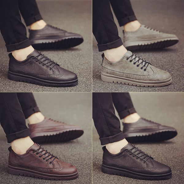 2018 new summer men's shoes england increased leather shoes men's korean style of the trend of casual wild tide, Black
2018 new summer men's shoes england increased leather shoes men's korean style of the trend of casual wild tide, Black