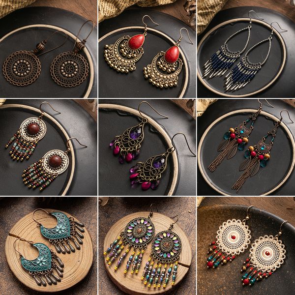 multiple vintage boho ethnic long tassel dangle drop earrings for women female fashion 2019 wedding charming jewelry accessories, Silver
multiple vintage boho ethnic long tassel dangle drop earrings for women female fashion 2019 wedding charming jewelry accessories, Silver