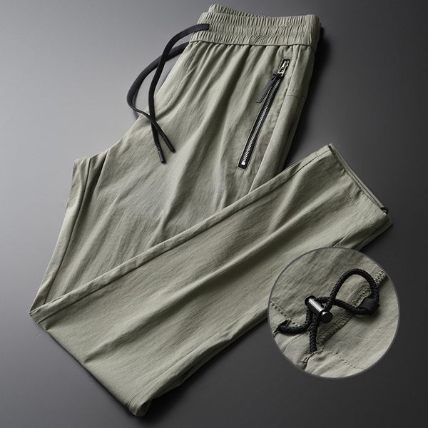minglu khaki mens pants luxury summer printed elastic waist ankle-length man pants plus size 4xl slim drawstring men's trousers, Black
minglu khaki mens pants luxury summer printed elastic waist ankle-length man pants plus size 4xl slim drawstring men's trousers, Black