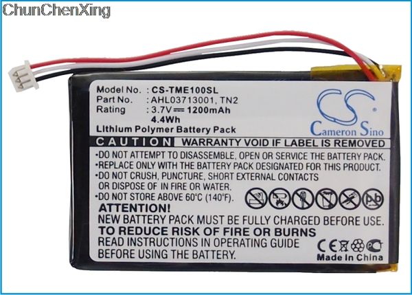 cameron sino 1200mah аккумулятор ahl03713001, tn2 для tomtom avn4430, eclipse, tns410
cameron sino 1200mah аккумулятор ahl03713001, tn2 для tomtom avn4430, eclipse, tns410
