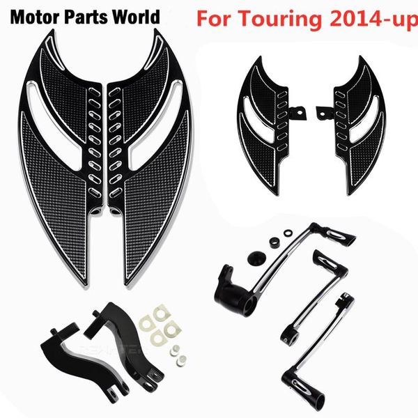 motorcycle rear passenger footpeg mounting front driver floorboads brake arm shift lever pedal fits for touring 2014-2019
motorcycle rear passenger footpeg mounting front driver floorboads brake arm shift lever pedal fits for touring 2014-2019