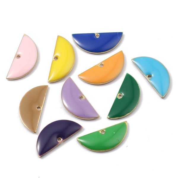 doreen box new fashion copper enamelled sequins pendant semicircle brass colorful jewelry diy gifts findings 18mm x 8mm, 10 pcs, Silver
doreen box new fashion copper enamelled sequins pendant semicircle brass colorful jewelry diy gifts findings 18mm x 8mm, 10 pcs, Silver