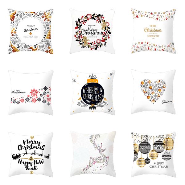 12 patterns new year pillow covers textile pillowcase christmas pillow case home decorative 45x45cm
12 patterns new year pillow covers textile pillowcase christmas pillow case home decorative 45x45cm