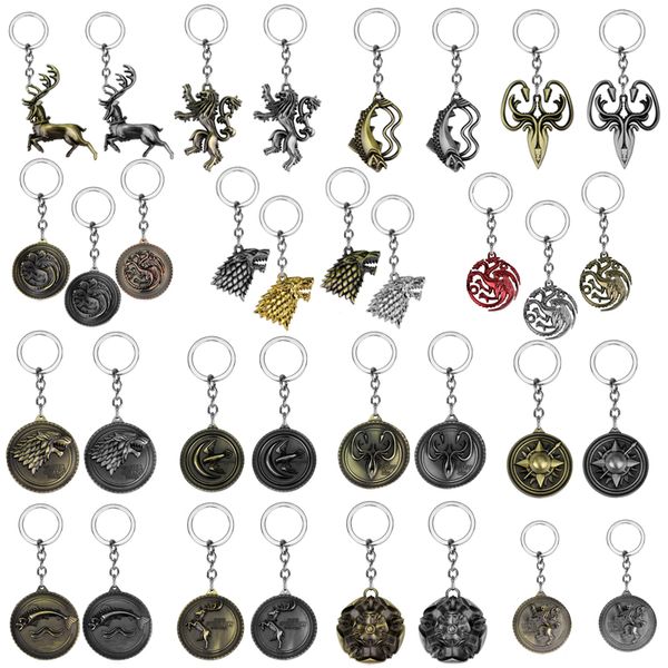 game of throne keychains house stark wolf pendants key chains a song of and fire targaryen keyring souvenirs gift, Silver
game of throne keychains house stark wolf pendants key chains a song of and fire targaryen keyring souvenirs gift, Silver
