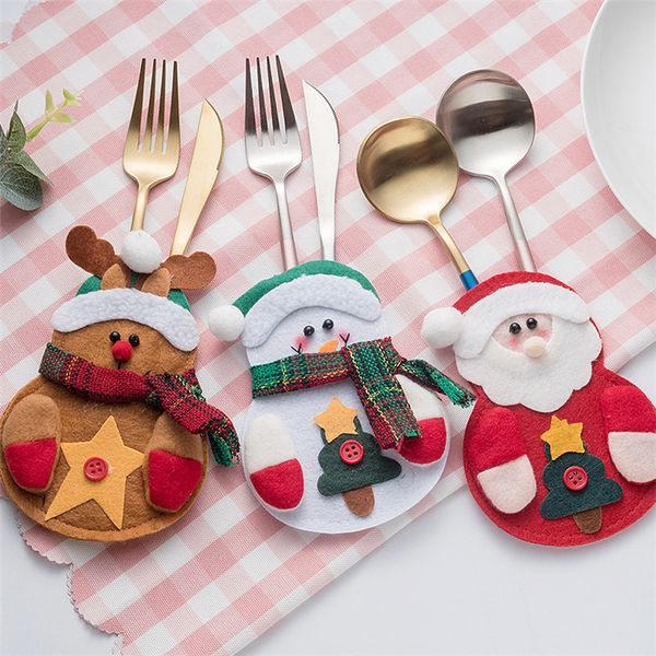 3 styles christmas knife and fork set gift bags decorations small snowman elk and santa fork bags creative home tableware sets dhl jy443
3 styles christmas knife and fork set gift bags decorations small snowman elk and santa fork bags creative home tableware sets dhl jy443