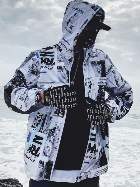 summer sunscreen streetwear mens jacket printed zipper casual male vintage jacket men hood windbreaker hip hop rave clothes 5j83, Black;brown
summer sunscreen streetwear mens jacket printed zipper casual male vintage jacket men hood windbreaker hip hop rave clothes 5j83, Black;brown