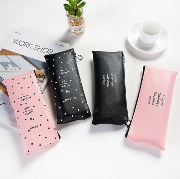 simple style solid dot new pen pencil bag canvas school stationary receive makeup pouch cosmetics case
simple style solid dot new pen pencil bag canvas school stationary receive makeup pouch cosmetics case