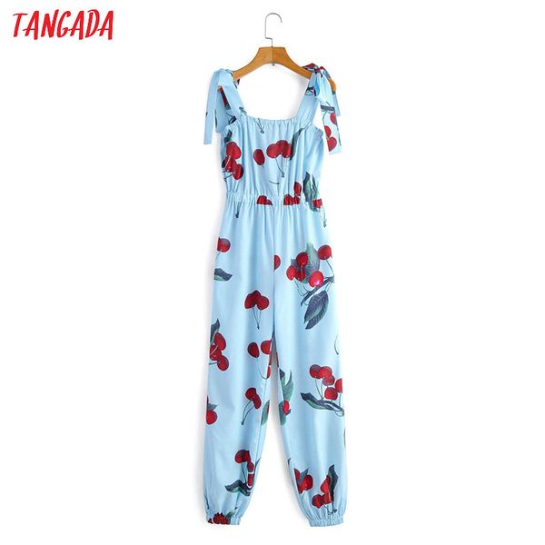 tangada women 2020 summer blue cherry print long jumpsuit sleeveless bow female casual jumpsuit 2f36, Black;white
tangada women 2020 summer blue cherry print long jumpsuit sleeveless bow female casual jumpsuit 2f36, Black;white