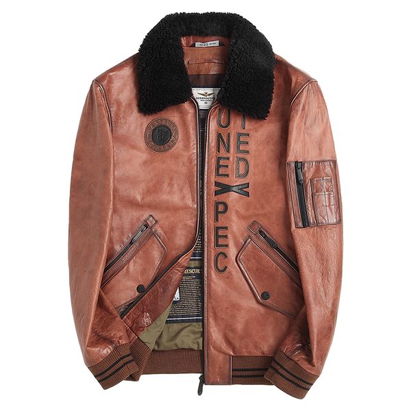 ptslan 2019 men genuine leather jacket real lambskin jackets natural sheepskin coat clothes motorcycle, Black
ptslan 2019 men genuine leather jacket real lambskin jackets natural sheepskin coat clothes motorcycle, Black