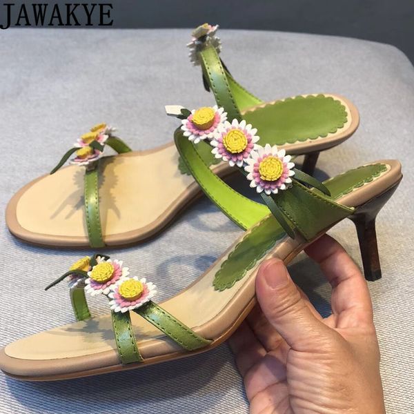 jawakye green kitten heels summer sandals women slippers small flowers ladies beach shoes slides leather mules heels, Black
jawakye green kitten heels summer sandals women slippers small flowers ladies beach shoes slides leather mules heels, Black