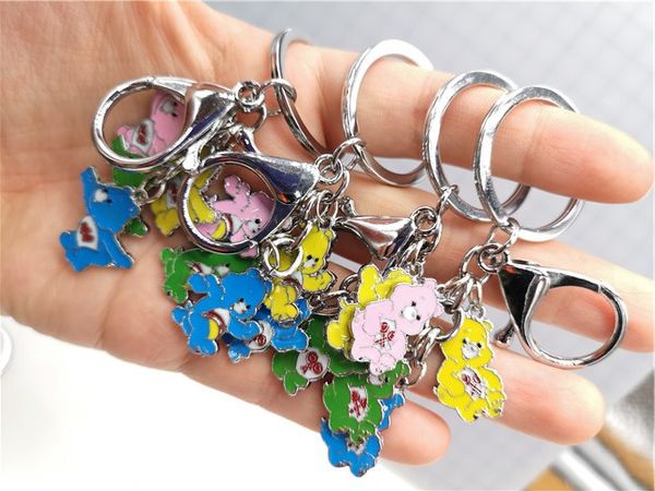 new 1pcs cartoon rainbow color cute bears charms pendants key chain keychains party toy kids gifts, Silver
new 1pcs cartoon rainbow color cute bears charms pendants key chain keychains party toy kids gifts, Silver