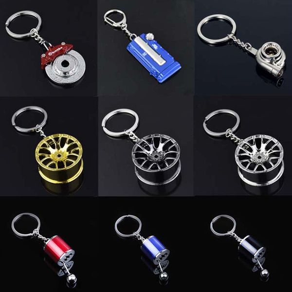 car modification decorative keychain nitrogen bottle absorbers turbo hood wheel hub disc brake shift lever 3d metal model, Silver
car modification decorative keychain nitrogen bottle absorbers turbo hood wheel hub disc brake shift lever 3d metal model, Silver