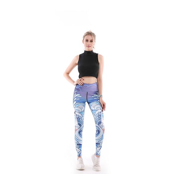 women show thin buttocks fashion 3d digital printing breathable sweat absorption nine points sports yoga pants, Black;white
women show thin buttocks fashion 3d digital printing breathable sweat absorption nine points sports yoga pants, Black;white