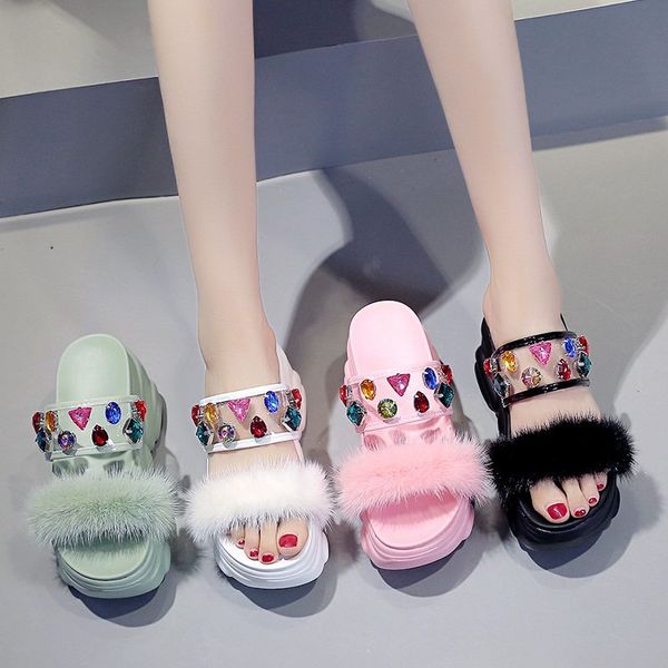 flat shoes female ladies' slippers slides slipers women platform on a wedge jelly flip flops fur sliders heeled mules, Black
flat shoes female ladies' slippers slides slipers women platform on a wedge jelly flip flops fur sliders heeled mules, Black