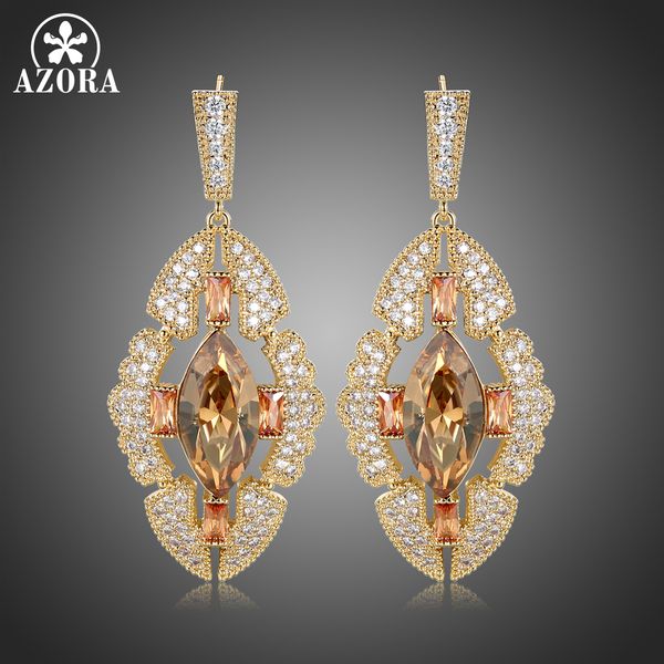 azora gorgeous royal shield austrian crystals dangle earrings for women girls wedding party with shiny cz drop earrings te0384, Silver
azora gorgeous royal shield austrian crystals dangle earrings for women girls wedding party with shiny cz drop earrings te0384, Silver
