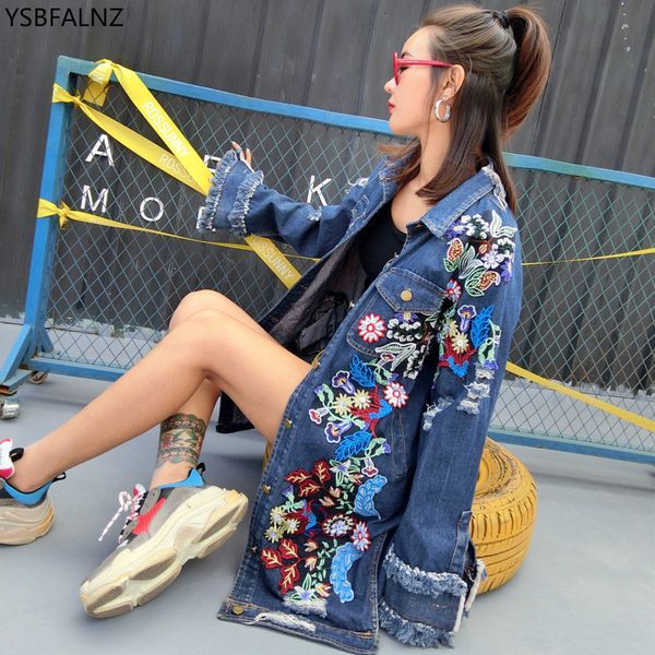 floral embroidery denim jacket oversize coat women spring autumn ripped beading tassel long sleeve jean jackets 2020 clothes new, Black;brown
floral embroidery denim jacket oversize coat women spring autumn ripped beading tassel long sleeve jean jackets 2020 clothes new, Black;brown