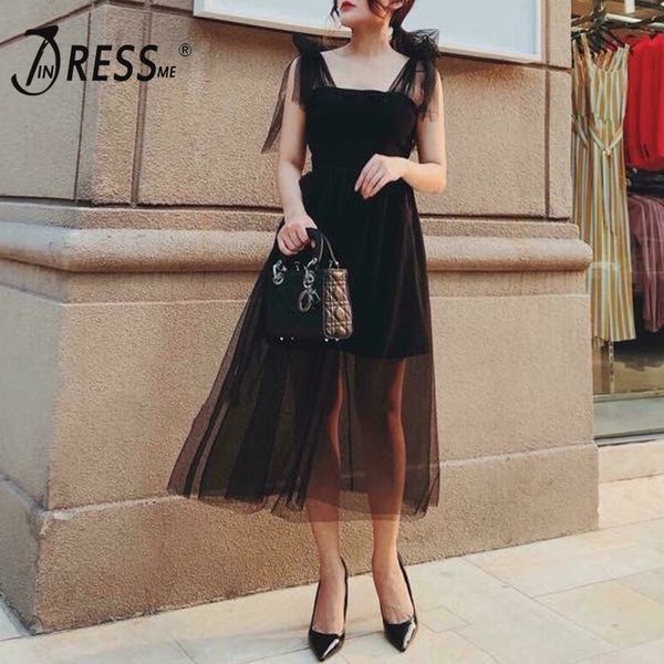 indressme 2019 new women gown dress short flare lace up sleeve mesh summer fashion lady dress, Black;pink
indressme 2019 new women gown dress short flare lace up sleeve mesh summer fashion lady dress, Black;pink