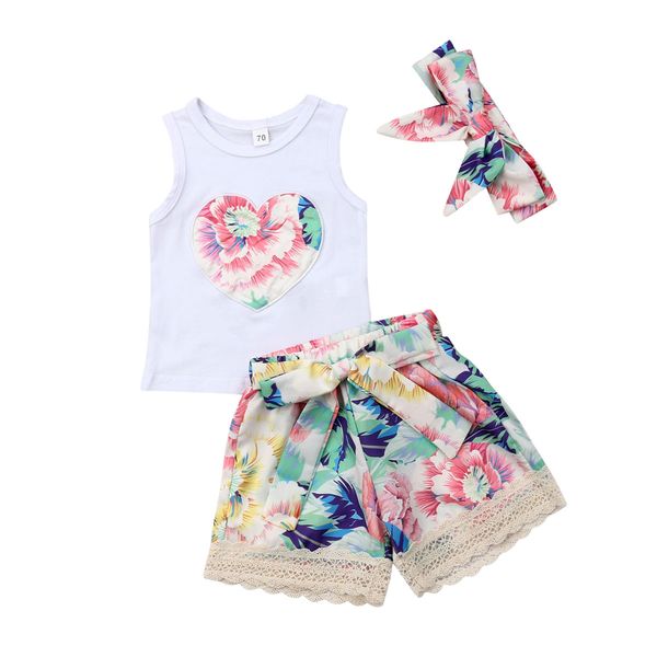 pudcoco 2019 summer newborn kis baby girls floral vest heart +shorts pants+bow headband clothes set casual, White
pudcoco 2019 summer newborn kis baby girls floral vest heart +shorts pants+bow headband clothes set casual, White