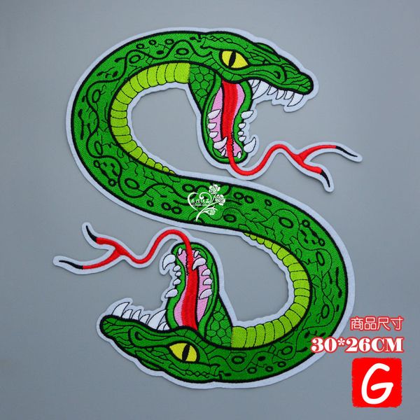gugutree embroidery big snake patch animal patches badges applique patches for clothing dx-20, Black
gugutree embroidery big snake patch animal patches badges applique patches for clothing dx-20, Black