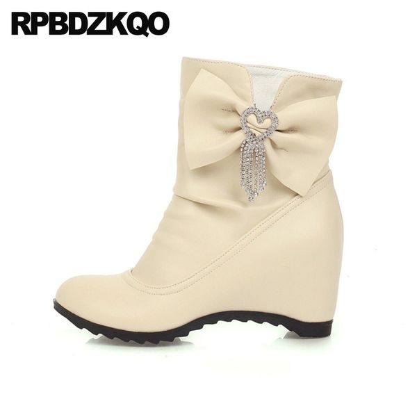 shoes women ankle boots 2019 round toe bow high heel waterproof 12 44 big size rhinestone diamond beige height increased, Black
shoes women ankle boots 2019 round toe bow high heel waterproof 12 44 big size rhinestone diamond beige height increased, Black
