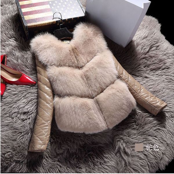 new 2018 fashion autumn winter coat warm women faux fur vest high-grade jacket colete feminino plus size 3xl, Black
new 2018 fashion autumn winter coat warm women faux fur vest high-grade jacket colete feminino plus size 3xl, Black