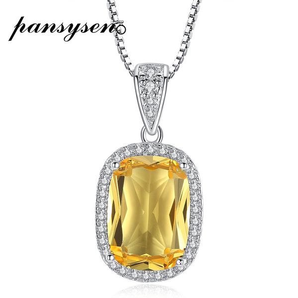 pansysen 925 sterling silver necklace for women natural yellow citrine wedding engagement pendant necklaces fine jewelry gifts
pansysen 925 sterling silver necklace for women natural yellow citrine wedding engagement pendant necklaces fine jewelry gifts
