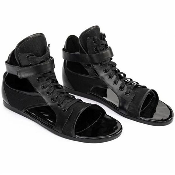 magic poster cowhide lace up flat casual ankle summer beach men shoes quality fashion sandal, Black
magic poster cowhide lace up flat casual ankle summer beach men shoes quality fashion sandal, Black