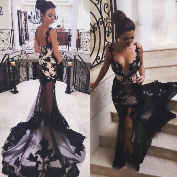 black lace mermaid evening dress deep v neck spaghetti straps long sweep train formal dress party gown prom dresses vestidos ogstuff
black lace mermaid evening dress deep v neck spaghetti straps long sweep train formal dress party gown prom dresses vestidos ogstuff