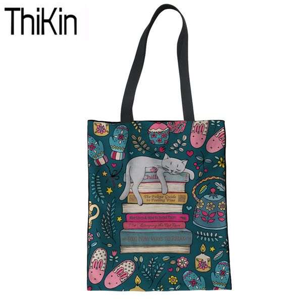 thikin women linen tote bag cute cartoon cat printing shoulder shopping bag for femme fashion shopper large eco bags storage
thikin women linen tote bag cute cartoon cat printing shoulder shopping bag for femme fashion shopper large eco bags storage
