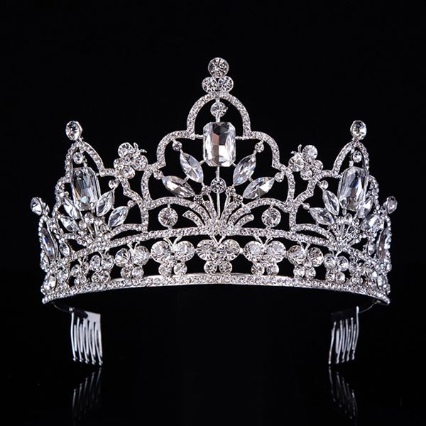 silver crystal large queen pageant crown noble rhinestone diadem tiaras for princess headbands wedding hair accessoriest-029 cj191226, White;golden
silver crystal large queen pageant crown noble rhinestone diadem tiaras for princess headbands wedding hair accessoriest-029 cj191226, White;golden