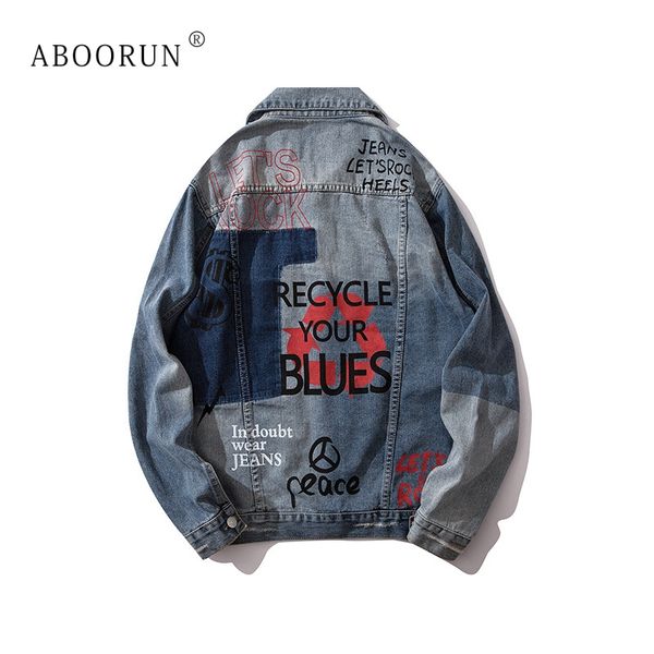 aboorun irregular patchwork denim jackets men's rock painted denim jackets hip hop cotton coat streetwear male, Black;brown
aboorun irregular patchwork denim jackets men's rock painted denim jackets hip hop cotton coat streetwear male, Black;brown