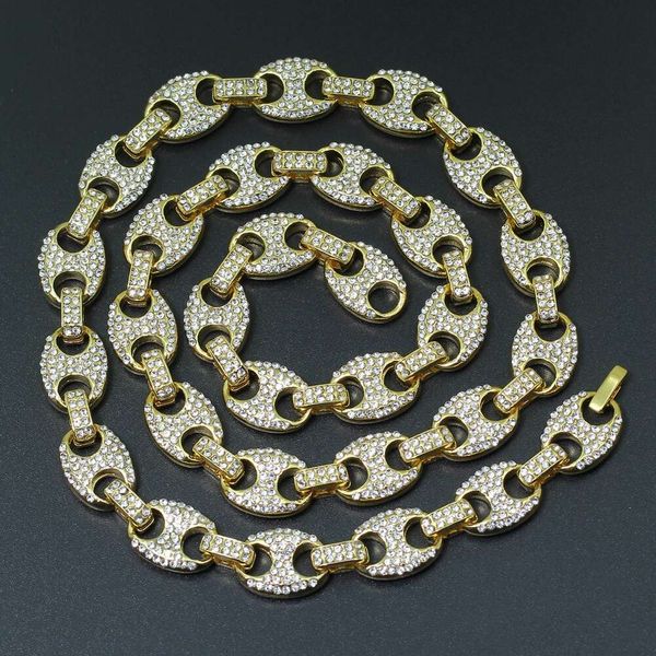 hip hop diamonds link chain for men luxury diamond crystal necklaces alloy rhinestone 18 20 24 inches fashion golden cuban chains jewelry, Silver
hip hop diamonds link chain for men luxury diamond crystal necklaces alloy rhinestone 18 20 24 inches fashion golden cuban chains jewelry, Silver