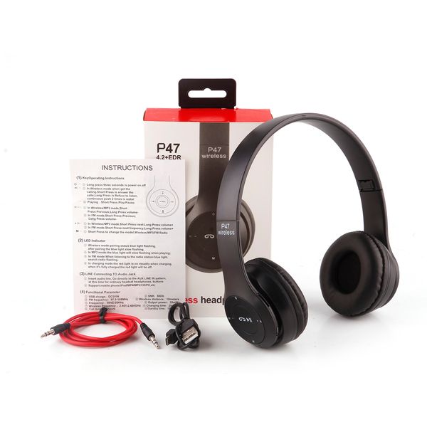 Qichen p47 wirele bluetooth headphone gaming head et tereo mu ic upport tf card foldable headband headphone on ear head et with package
Qichen p47 wirele bluetooth headphone gaming head et tereo mu ic upport tf card foldable headband headphone on ear head et with package