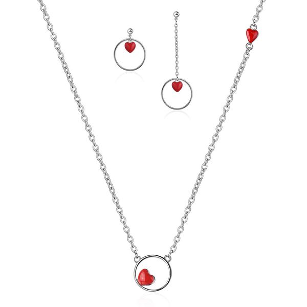 xiyanike 925 sterling silver red love heart circle temperament sweet jewelry sets fashion statement for women girls gift ne+ ea
xiyanike 925 sterling silver red love heart circle temperament sweet jewelry sets fashion statement for women girls gift ne+ ea