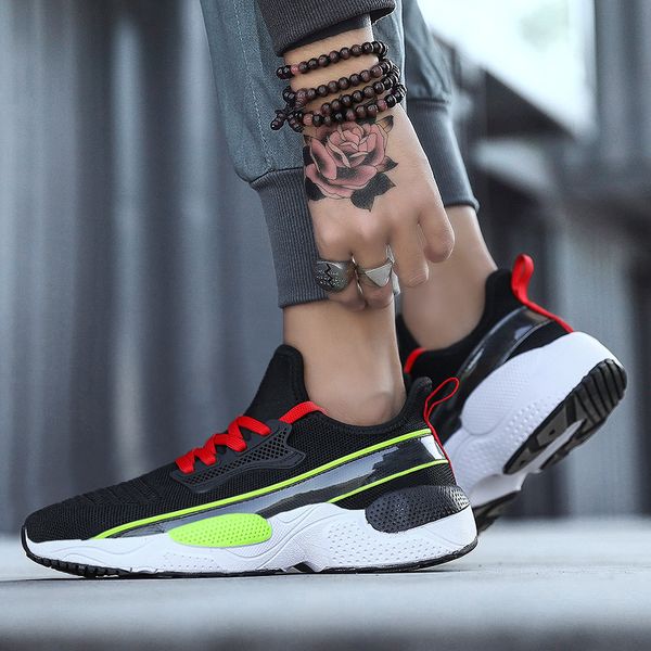 olomm breathable outdoor men's casual shoes comfortable non-slip big size men fashion sneakers trend zapatos hombre, Black
olomm breathable outdoor men's casual shoes comfortable non-slip big size men fashion sneakers trend zapatos hombre, Black