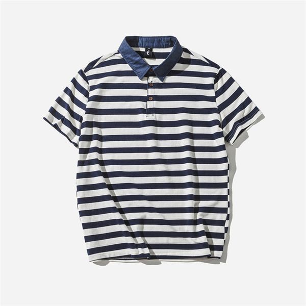 striped polo men summer casual mens shirts fashion cotton loose teenager t-shirts for man, White;black
striped polo men summer casual mens shirts fashion cotton loose teenager t-shirts for man, White;black