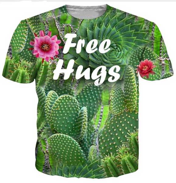 summer style fashion mens/womens plant cactus funny 3d print casual t-shirt abcq00189, White;black
summer style fashion mens/womens plant cactus funny 3d print casual t-shirt abcq00189, White;black