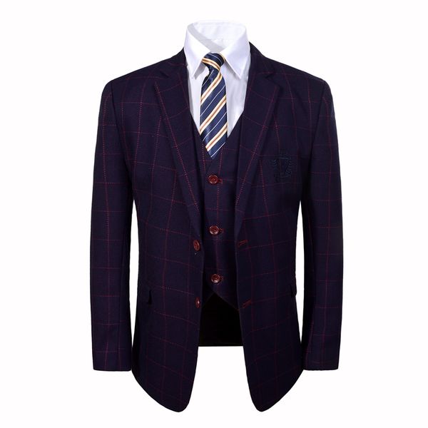 new arrival child formal suits blazers vest pant 3 parts good quality kids prmo suits6-13years old boys costume for wedding, Blue
new arrival child formal suits blazers vest pant 3 parts good quality kids prmo suits6-13years old boys costume for wedding, Blue