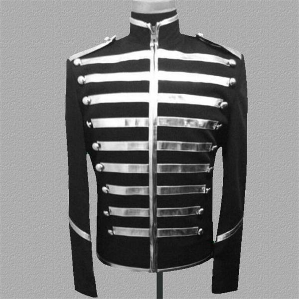 style mens personality contrast color stitching performance clothing men trend nightclub party stage clothing, White;black
style mens personality contrast color stitching performance clothing men trend nightclub party stage clothing, White;black