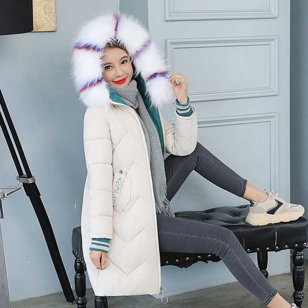 wholesale fashion women's winter long slim large fur collar down jacket size s-3xl, Black
wholesale fashion women's winter long slim large fur collar down jacket size s-3xl, Black