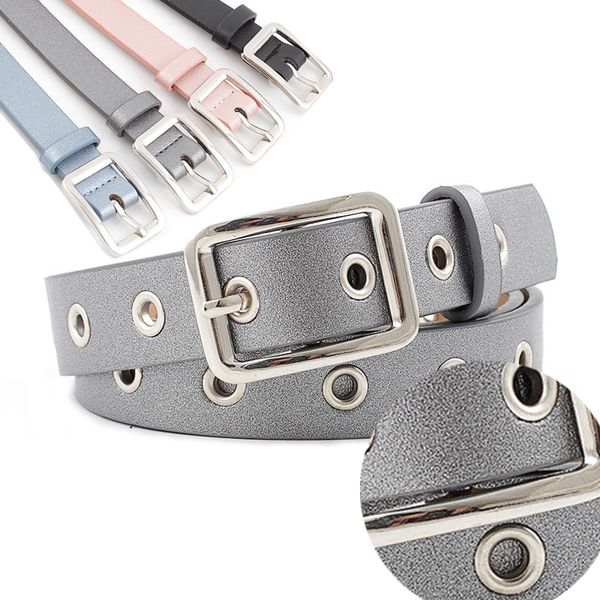 2019 new women's silver square buckle belt fine flash thin light whole hole student fashion trousers belt pu leather easy, Black;brown
2019 new women's silver square buckle belt fine flash thin light whole hole student fashion trousers belt pu leather easy, Black;brown