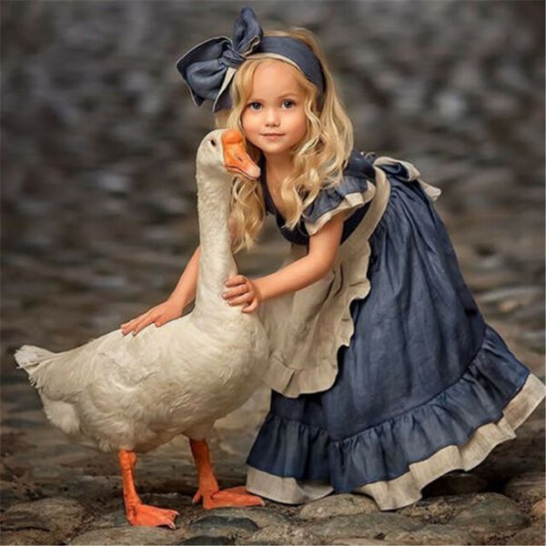 retro girl kid toddler baby princess party pageant denim tutu dresses pgraph new vogue sweet sleeve denim lace dress, Red;yellow
retro girl kid toddler baby princess party pageant denim tutu dresses pgraph new vogue sweet sleeve denim lace dress, Red;yellow