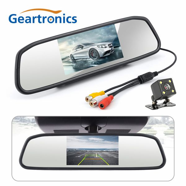 4.3 inch car rear view mirror monitor ccd hd waterproof parking monitors system, 4 led night vision car rear view camera
4.3 inch car rear view mirror monitor ccd hd waterproof parking monitors system, 4 led night vision car rear view camera