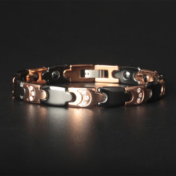 trustylan gold color titanium steel bracelets for women luxury ceramic with healthy magnets men bracelet pulseira feminina, Golden;silver
trustylan gold color titanium steel bracelets for women luxury ceramic with healthy magnets men bracelet pulseira feminina, Golden;silver