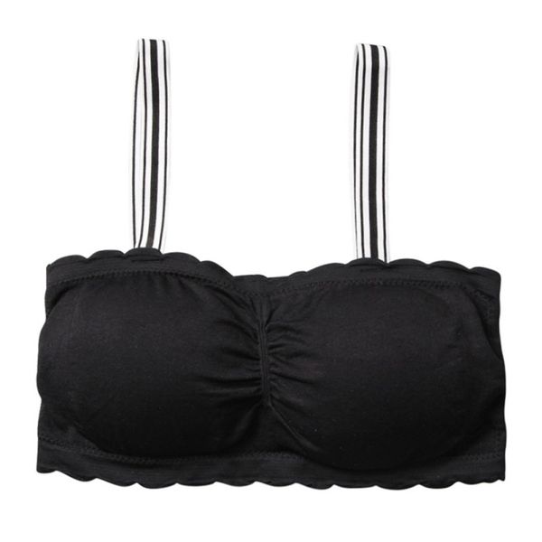 casual lingerie striped shoulder strap bras women seamless wire breathable bra top, Red;black
casual lingerie striped shoulder strap bras women seamless wire breathable bra top, Red;black