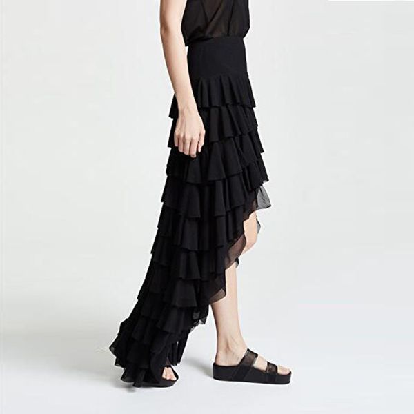 sweet ruffled asymmetric skirts long vintage black skirts women 2019 high low ruffle layers cake tulle skirt custom
sweet ruffled asymmetric skirts long vintage black skirts women 2019 high low ruffle layers cake tulle skirt custom