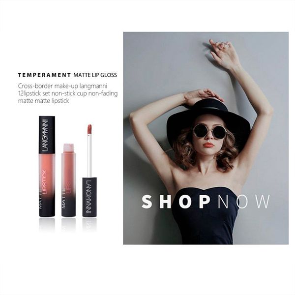 12 colors 25g matte liquid lipstick lasting glitter gloss waterproof lip tint easy to wear glitter maquiagem tslm2
12 colors 25g matte liquid lipstick lasting glitter gloss waterproof lip tint easy to wear glitter maquiagem tslm2