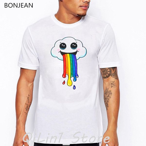 lgbt clothes mens gay lesbian rainbow cloud print tee shirt homme cute summer male t-shirt men funny t shirts streetwear, White;black
lgbt clothes mens gay lesbian rainbow cloud print tee shirt homme cute summer male t-shirt men funny t shirts streetwear, White;black